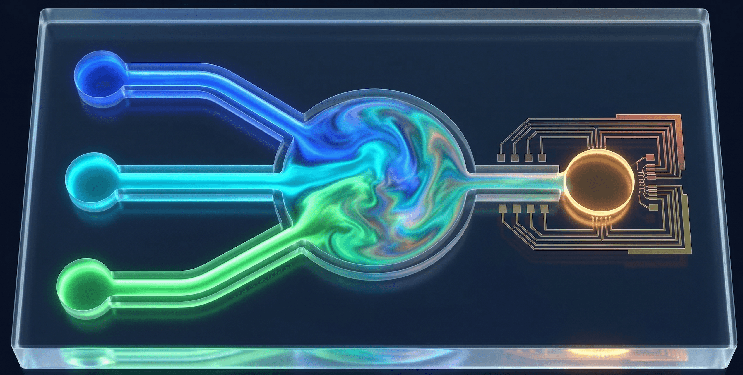 Chip Force Gradient Passive Microfluidic Flow Technology — Surface Energy Gradient Coatings ...